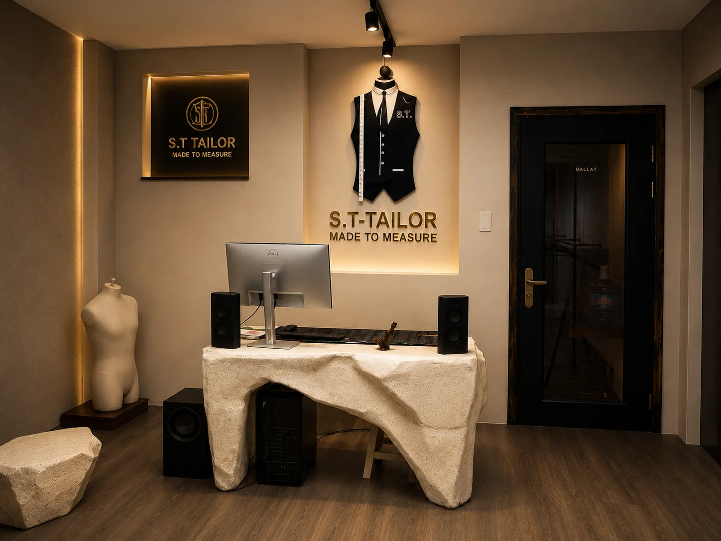 S.T Tailor showroom exterior | Mặt tiền showroom S.T Tailor