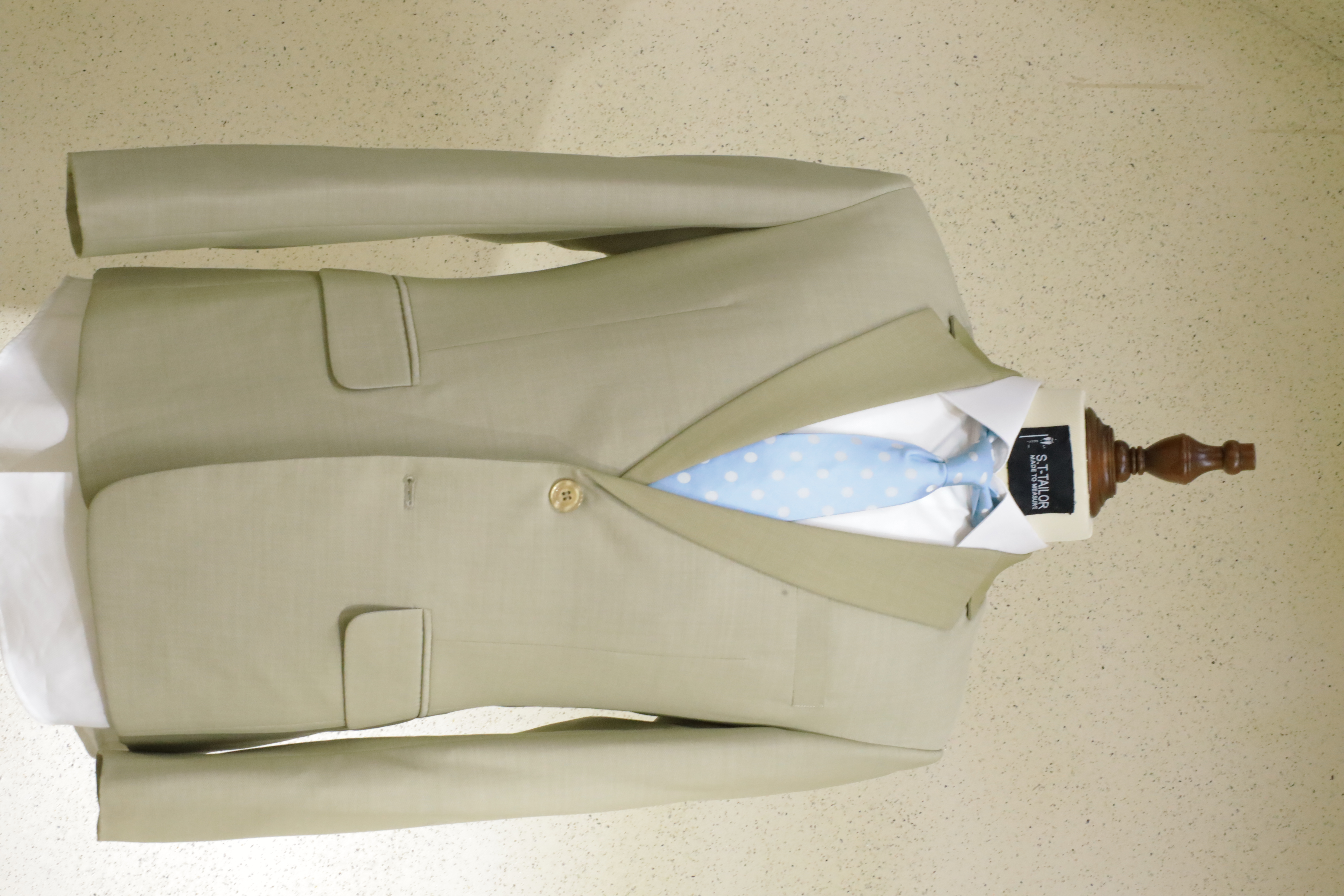 Cream tailored suit | Suit màu kem may đo